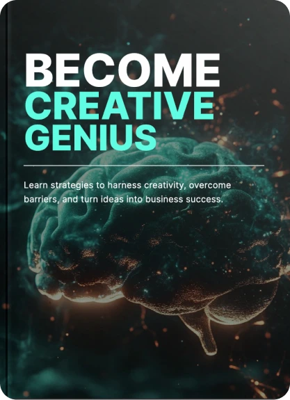 Poster Book Become Creative Genius